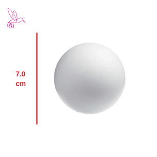 BOLAS DE POREXPAN (PLUMAVIT) 7.0 CM - DREAM DIY