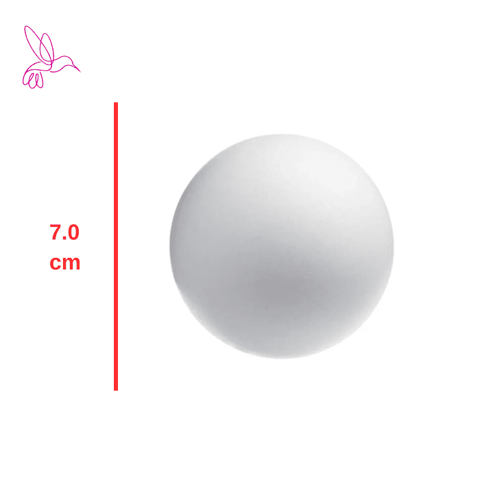 BOLAS DE POREXPAN (PLUMAVIT) 7.0 CM - DREAM DIY 1