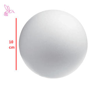 BOLAS DE POREXPAN (PLUMAVIT) 10CM - DREAM DIY