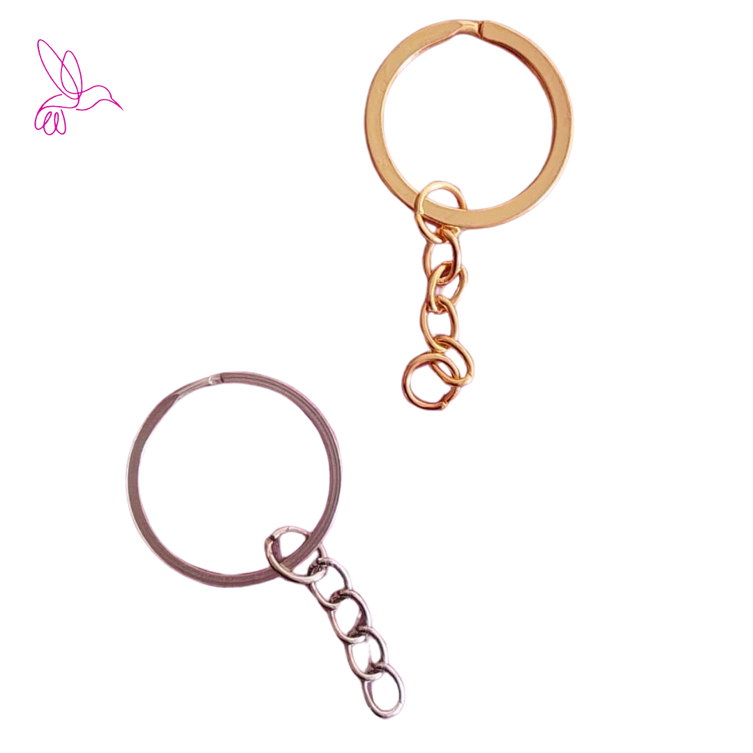 ARGOLLAS PARA LLAVERO CON CADENA ( PACK 10 UNIDADES) 1