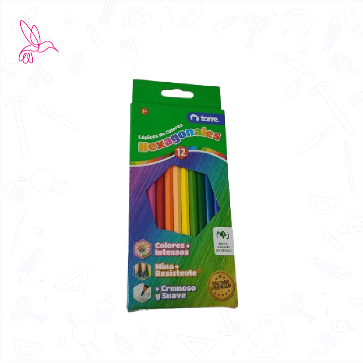 LÁPICES DE COLORES (12 unidades) 2