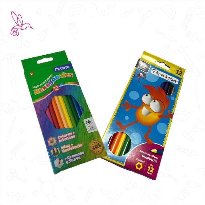 LÁPICES DE COLORES (12 unidades) 1