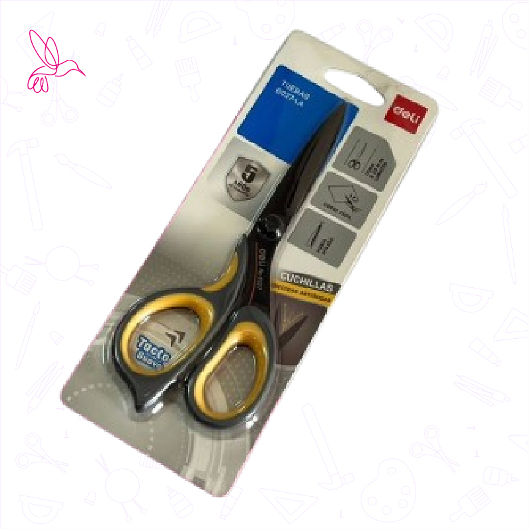 TIJERAS TACTO SUAVE / MARCA DELI 1