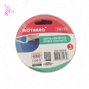 CINTA ADHESIVA DOBLE CARA