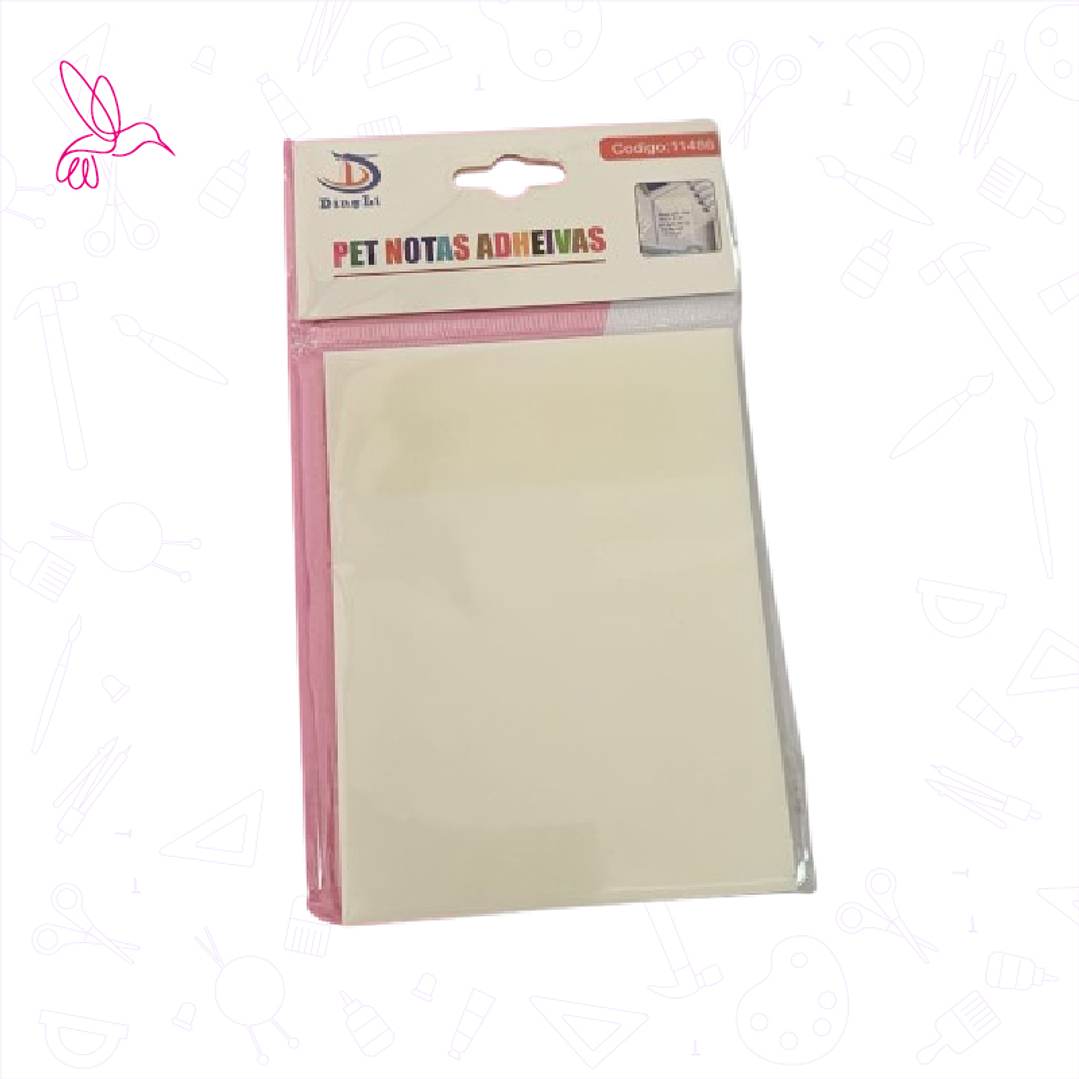 NOTAS ADHESIVAS TRANSPARENTES 1