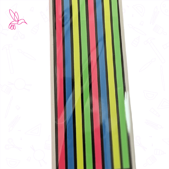 NOTAS ADHESIVAS EN TIRA TRANSPARENTES  3