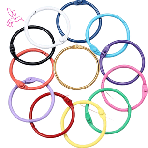 ARGOLLAS METALICA DE UNIÓN - ACCESORIOS DIY 