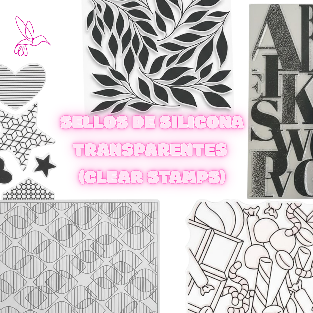 SELLOS DE SILICONA TRANSPARENTES (CLEAR STAMPS) 1