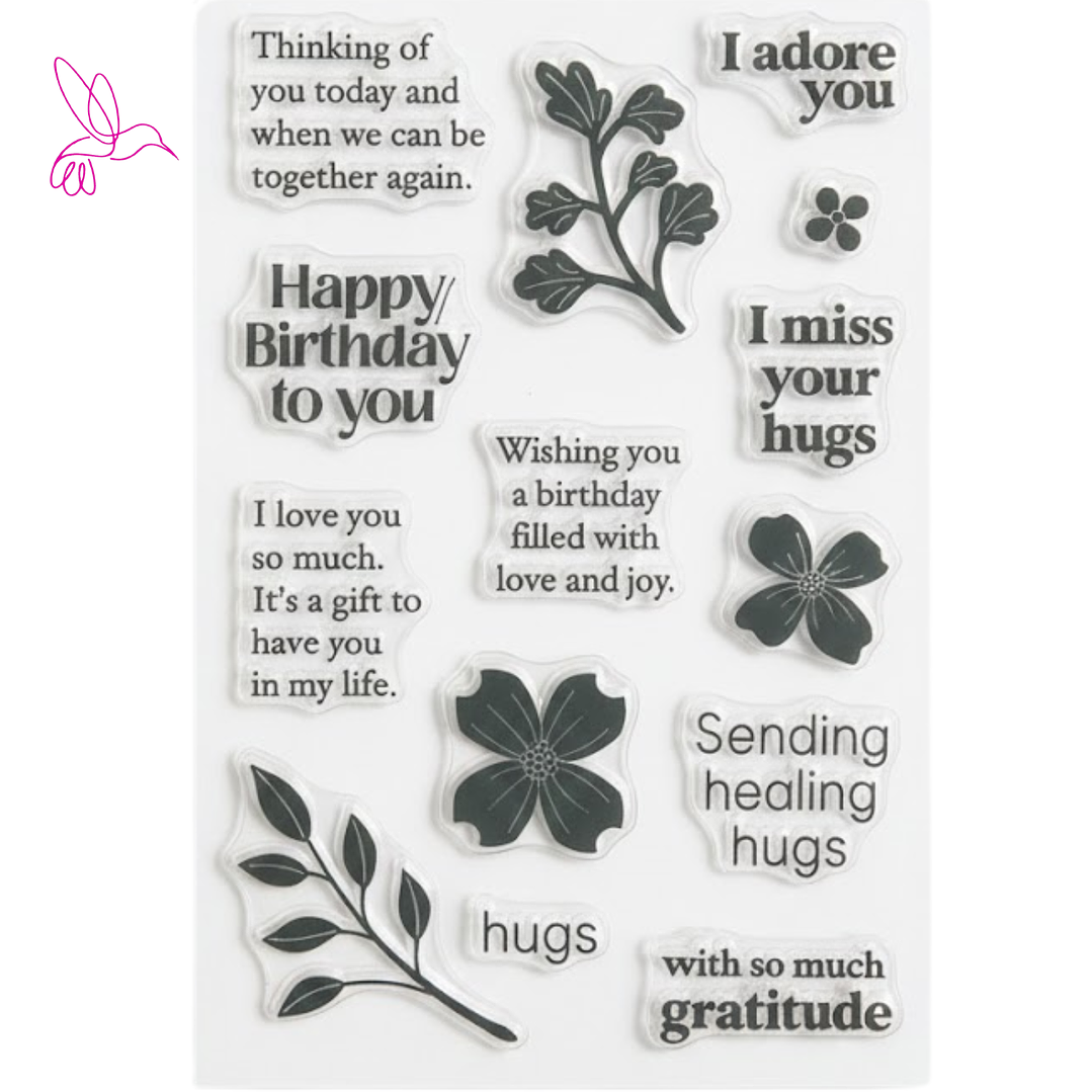 SELLOS DE SILICONA TRANSPARENTES (CLEAR STAMPS) 5