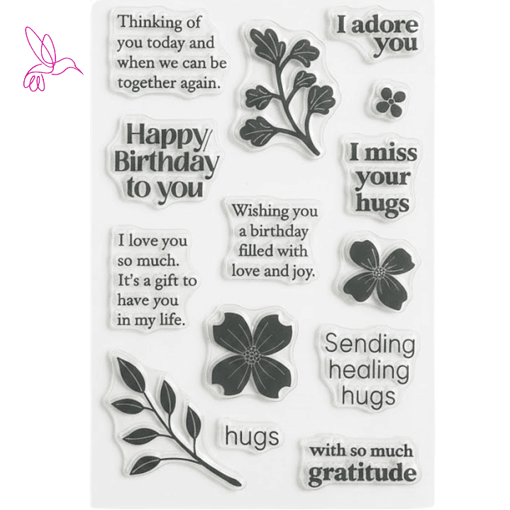 SELLOS DE SILICONA TRANSPARENTES (CLEAR STAMPS) 5