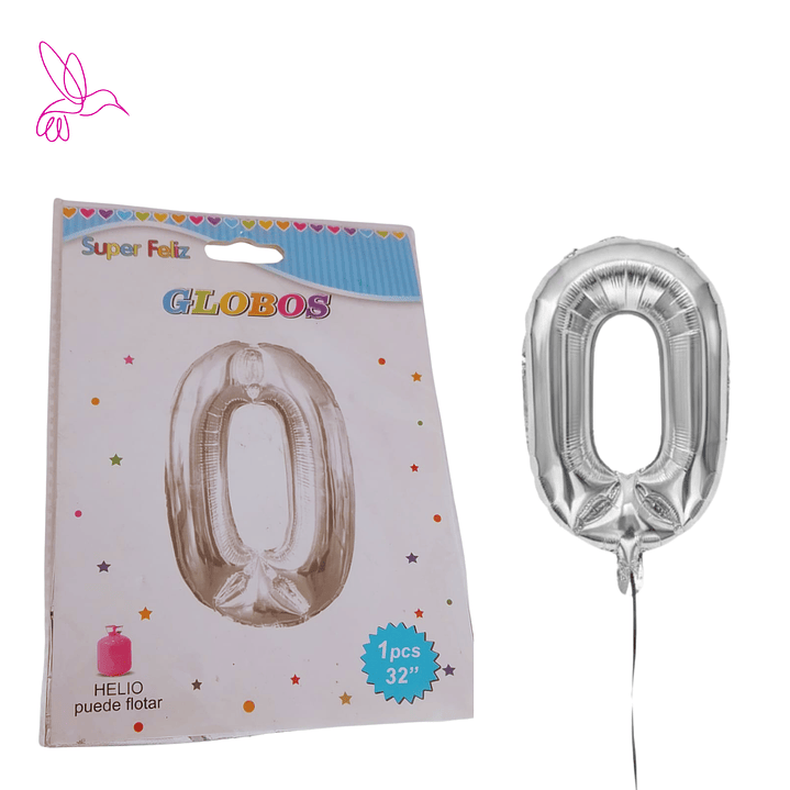 GLOBOS PREMIUM PARA DECORACION- DE NUMEROS  4