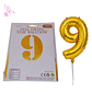 GLOBOS PREMIUM PARA DECORACION- DE NUMEROS  - Miniatura 7