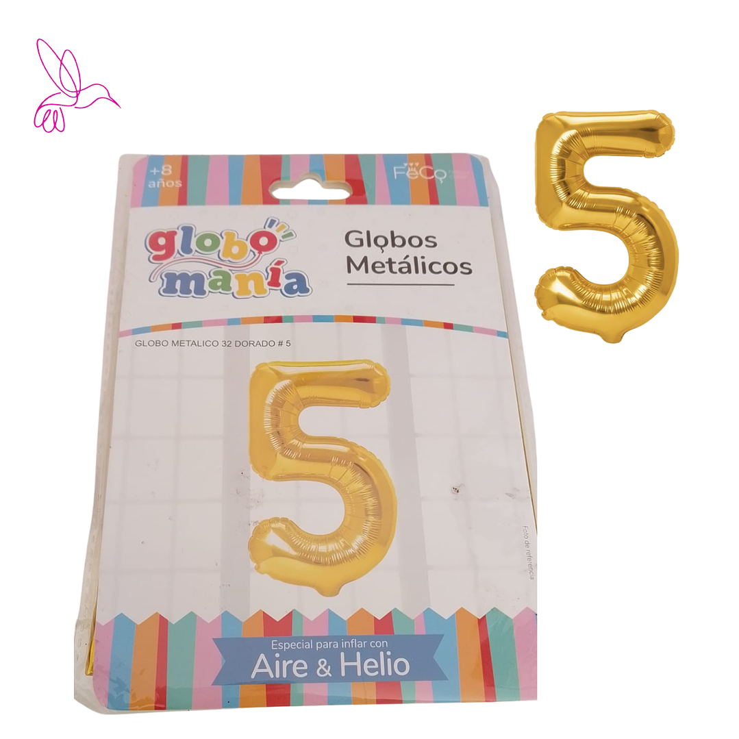 GLOBOS PREMIUM PARA DECORACION- DE NUMEROS  14