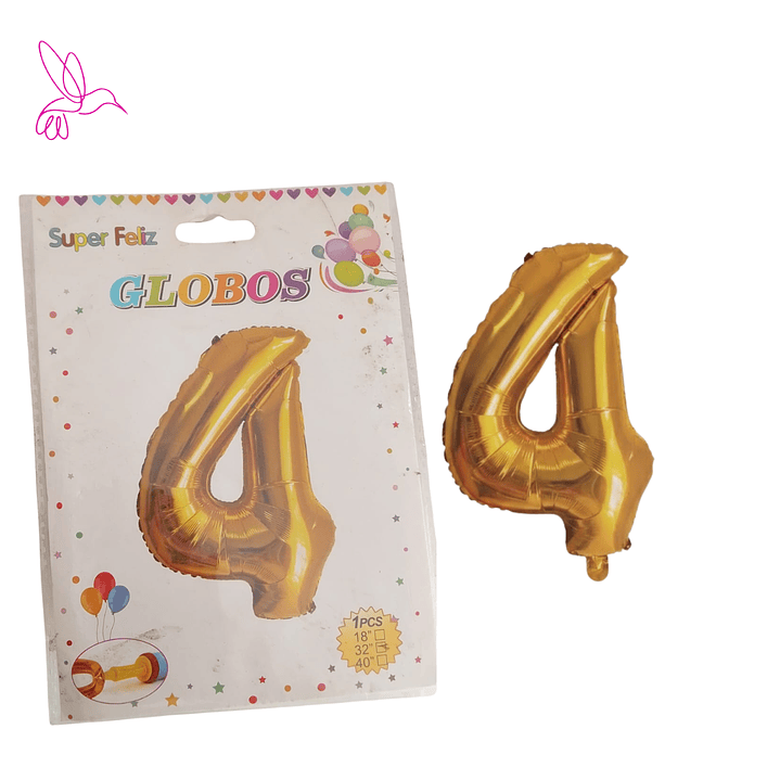 GLOBOS PREMIUM PARA DECORACION- DE NUMEROS  16