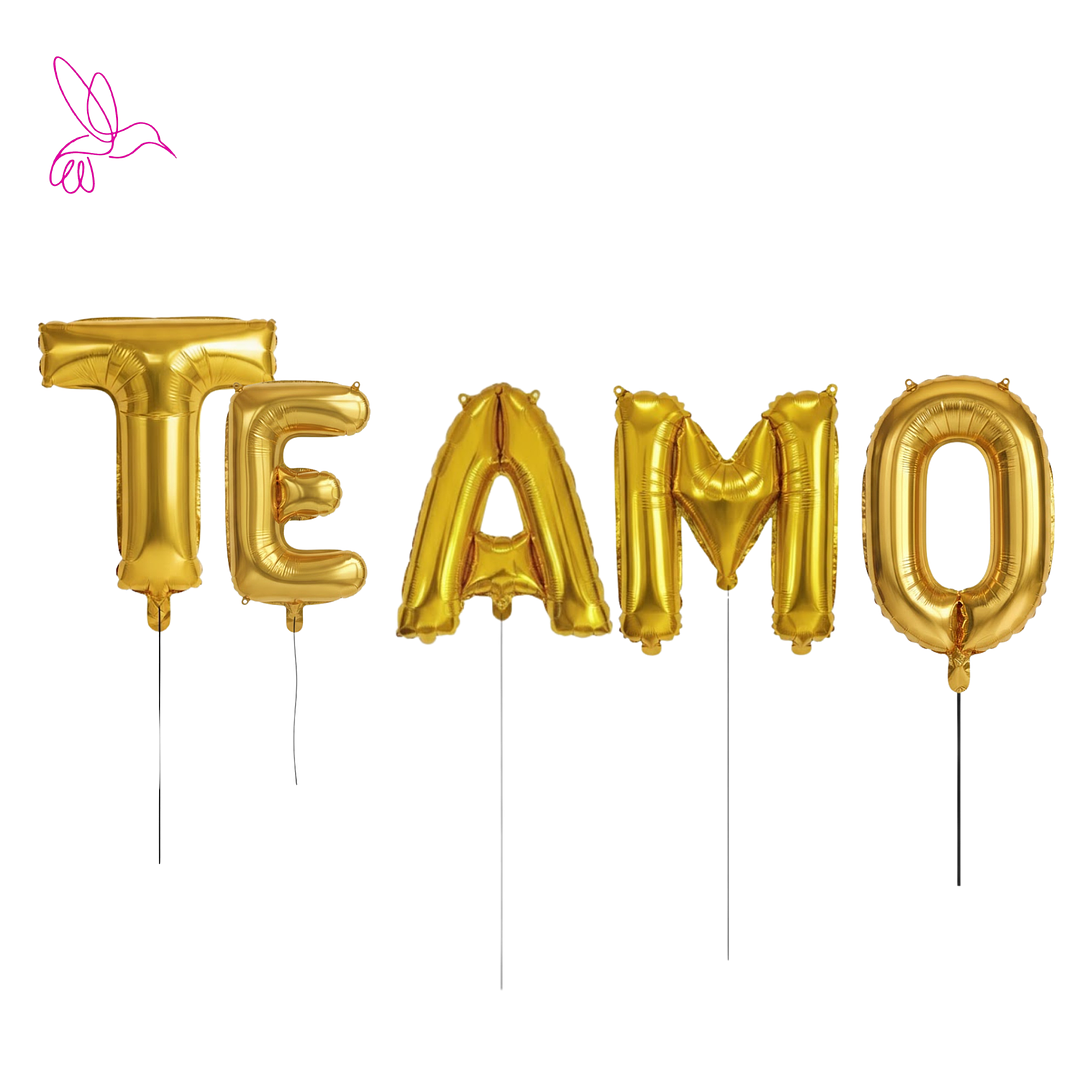 GLOBOS METALIZADOS DE LETRAS 1