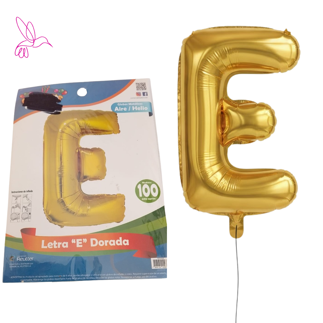 GLOBOS METALIZADOS DE LETRAS 3
