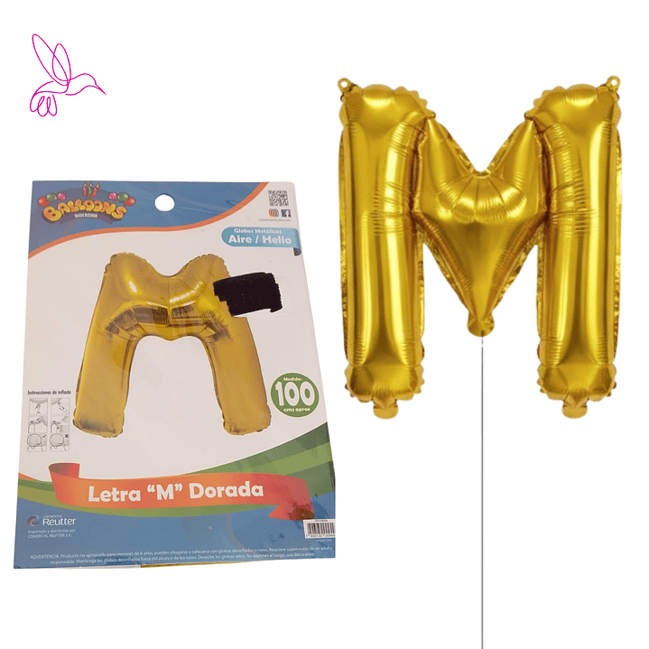 GLOBOS METALIZADOS DE LETRAS 5