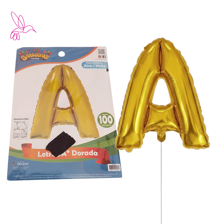 GLOBOS METALIZADOS DE LETRAS 4