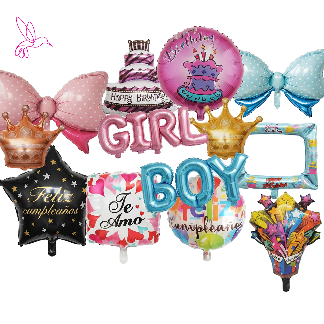 GLOBOS DE CELEBRACION- DISEÑOS SURTIDOS  1