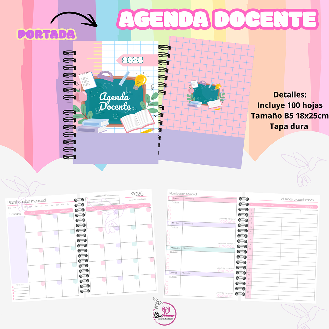 Agenda Docente Femenina 2026 1