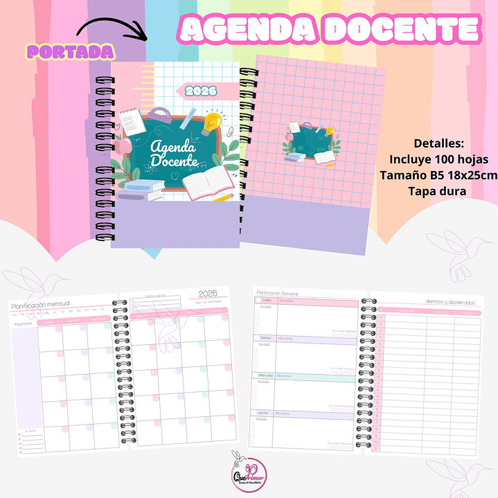 Agenda Docente Femenina 2026 1