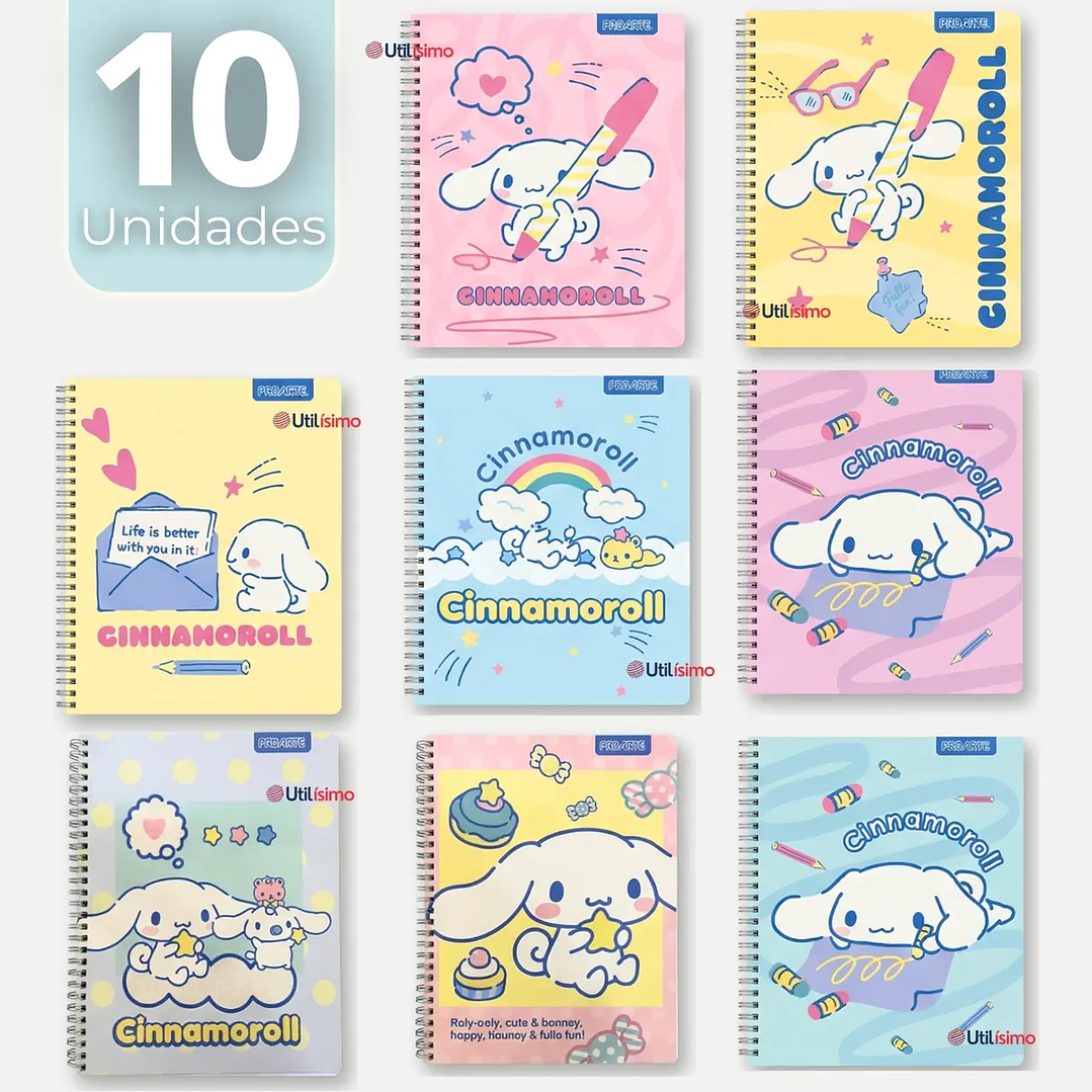 PACK DE 10 CUADERNOS UNIVERSITARIOS 7