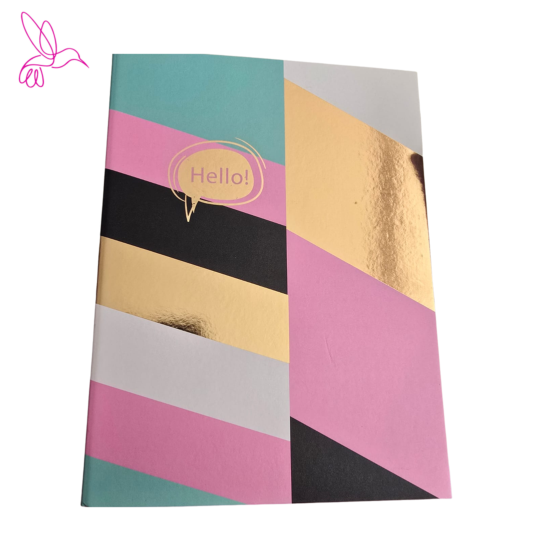 ARCHIVADOR DE PLANCA TAMAÑO CARTA -DISEÑO GEOMÉTRICO GOLD 2