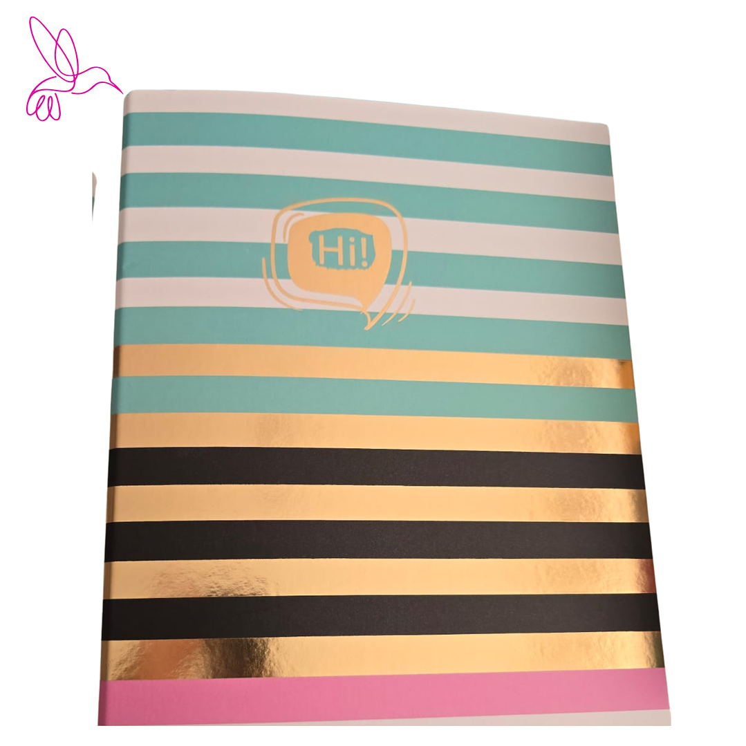 ARCHIVADOR DE PLANCA TAMAÑO CARTA -DISEÑO GEOMÉTRICO GOLD 3