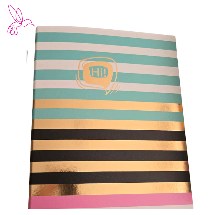 ARCHIVADOR DE PLANCA TAMAÑO CARTA -DISEÑO GEOMÉTRICO GOLD 3