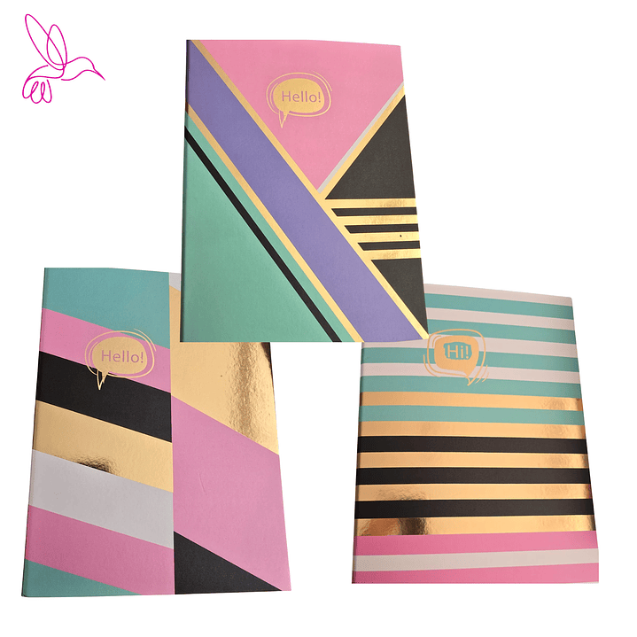 ARCHIVADOR DE PLANCA TAMAÑO CARTA -DISEÑO GEOMÉTRICO GOLD 1