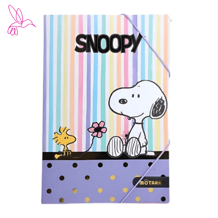 CARPETA SNOOPY CON ELASTICO 2