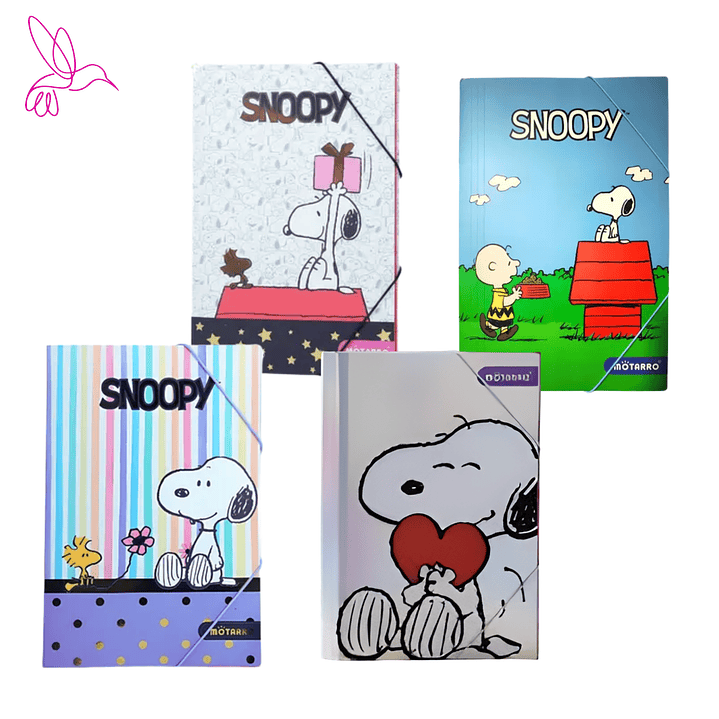 CARPETA SNOOPY CON ELASTICO 1