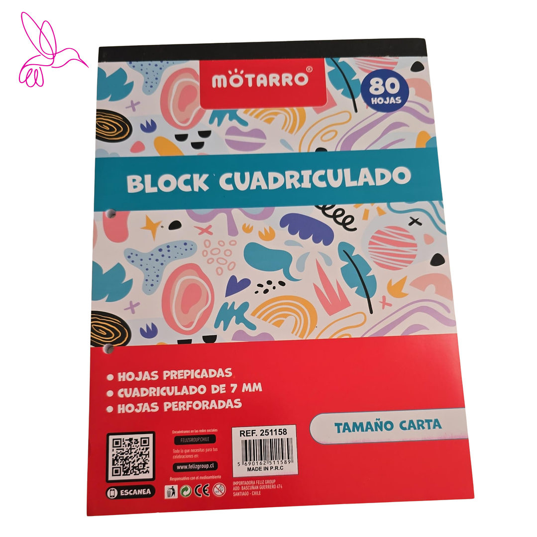 BLOCK CUADRICULADO 1