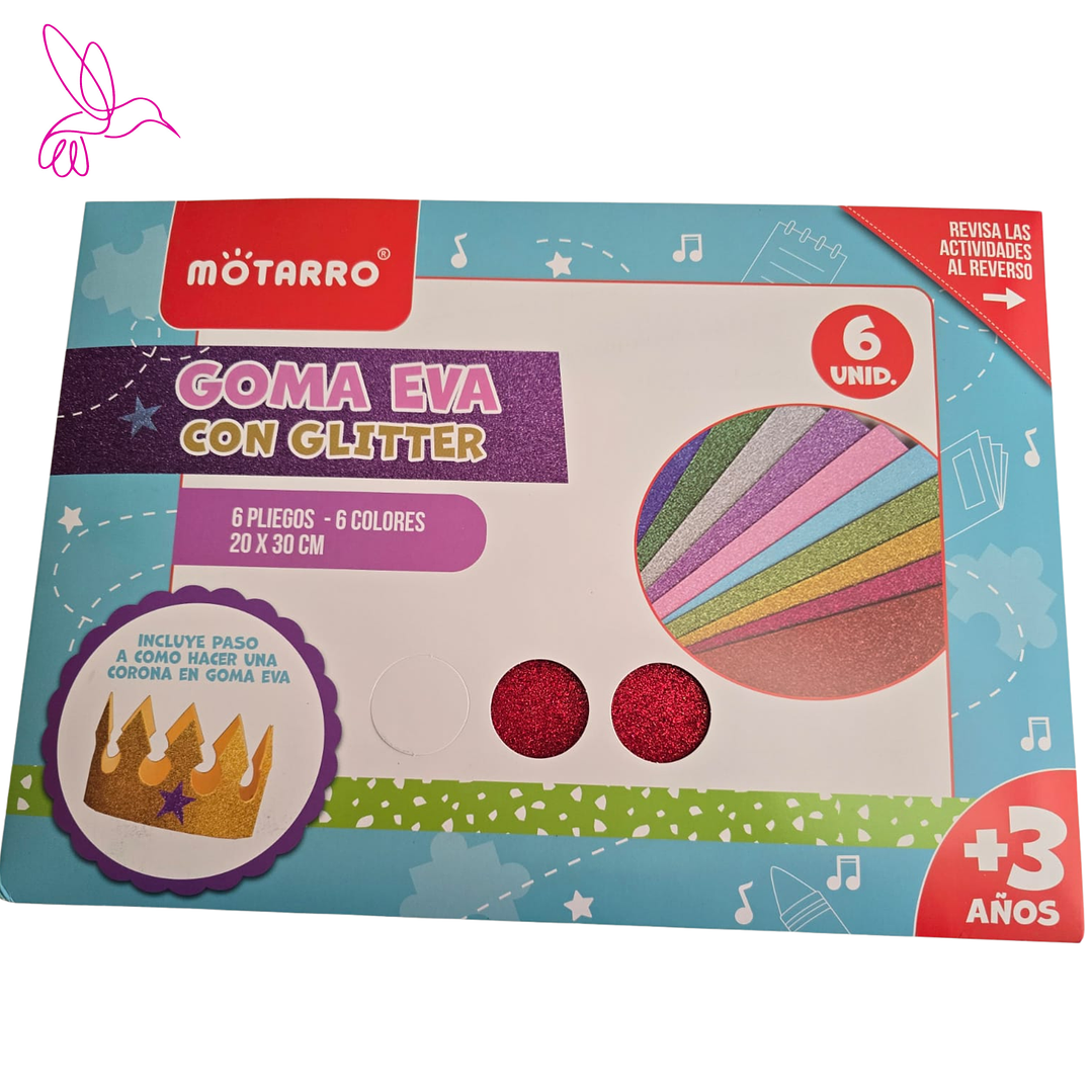 GOMA EVA GLITTER 1