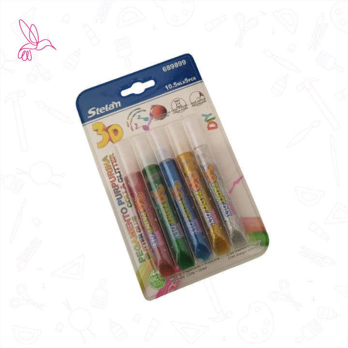 PEGAMENTO CON PURPURINA 1