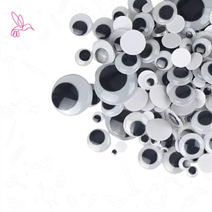 OJOS LOCOS DECORATIVOS (GOOGLY EYES)-MARCA MOTARRO