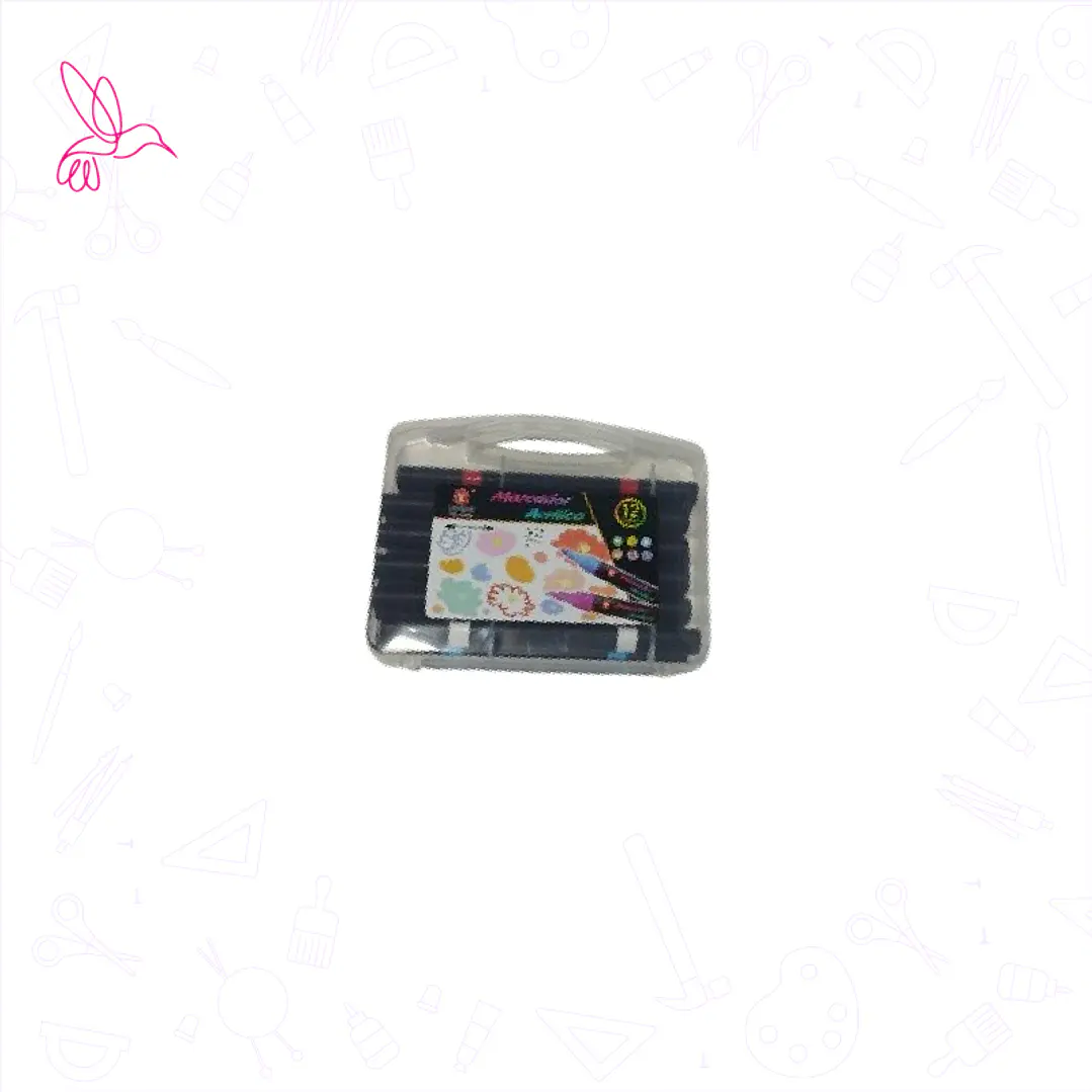 MARCADOR ACRÍLICO - 12 COLORES 1