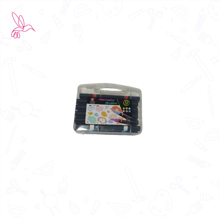 MARCADOR ACRÍLICO - 12 COLORES 1