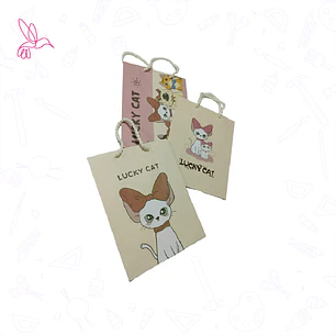 BOLSA DE REGALO - LUCKY CAT