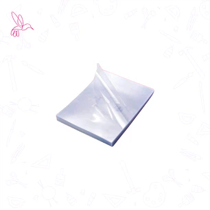 MICA TRANSPARENTE DE 200 MICRONES- TAMAÑO CARTA- 50 UNIDADES