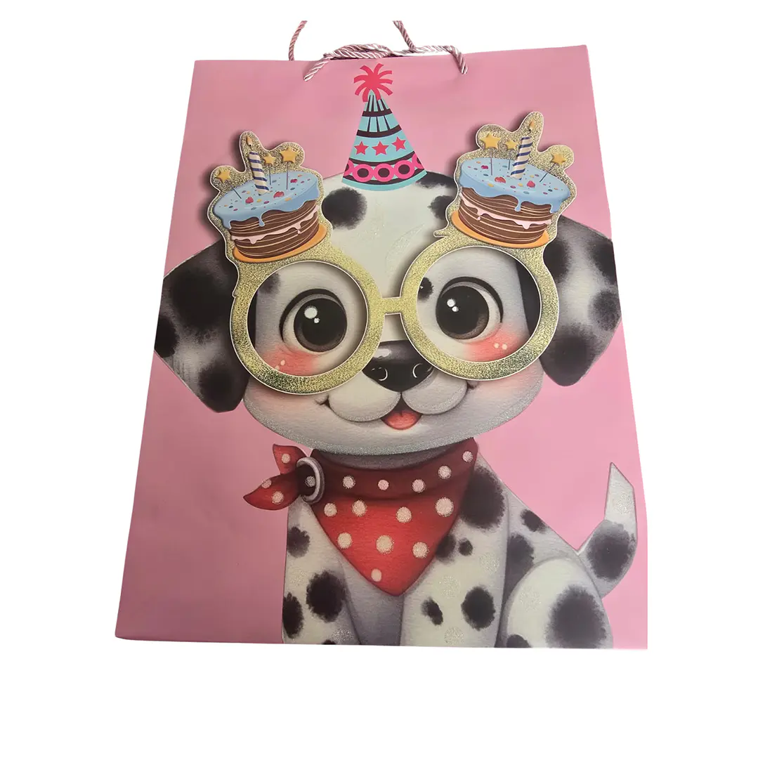 BOLSA DE REGALO-PERRITOS FESTIVOS  4