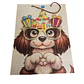 BOLSA DE REGALO-PERRITOS FESTIVOS  - Miniatura 2