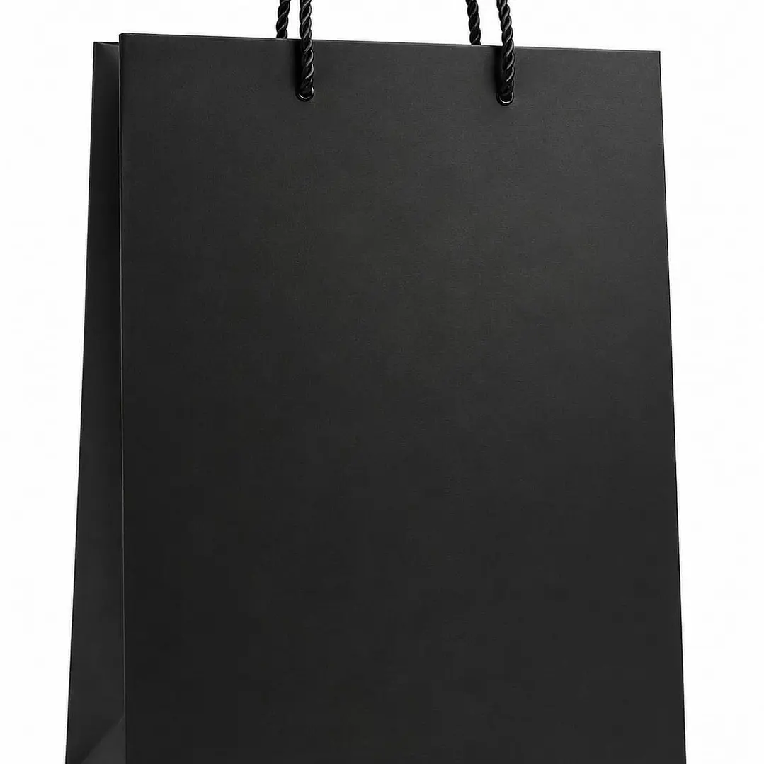 BOLSA DE REGALO COLOR NEGRO  1