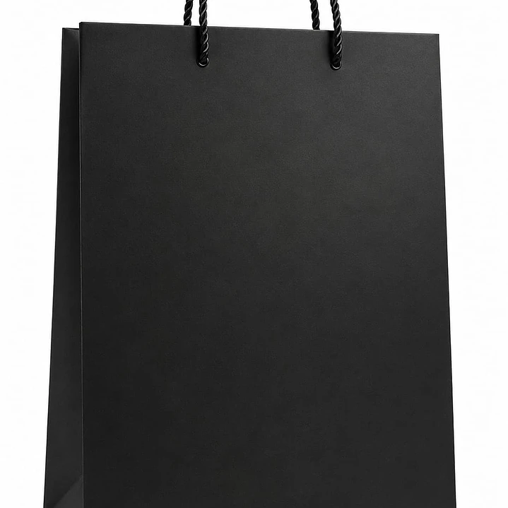 BOLSA DE REGALO COLOR NEGRO  1