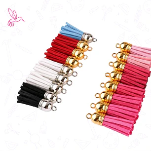 BORLAS DECORATIVAS - 3,5 CM (PACK 6 UNIDADES)
