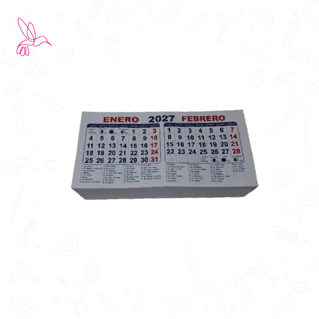 TACO CALENDARIO - BIMESTRAL (2027) 1
