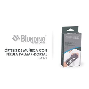 Órtesis muñeca con férula palmar-dorsal 2
