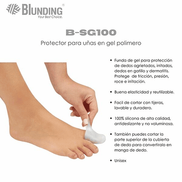 Protector para uñas en gel polímero Blunding 3