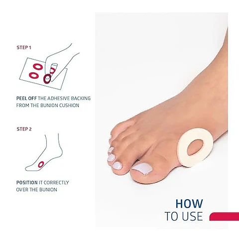 Parche ovalado para juanete (Bunion Cushions) x 4 unidades