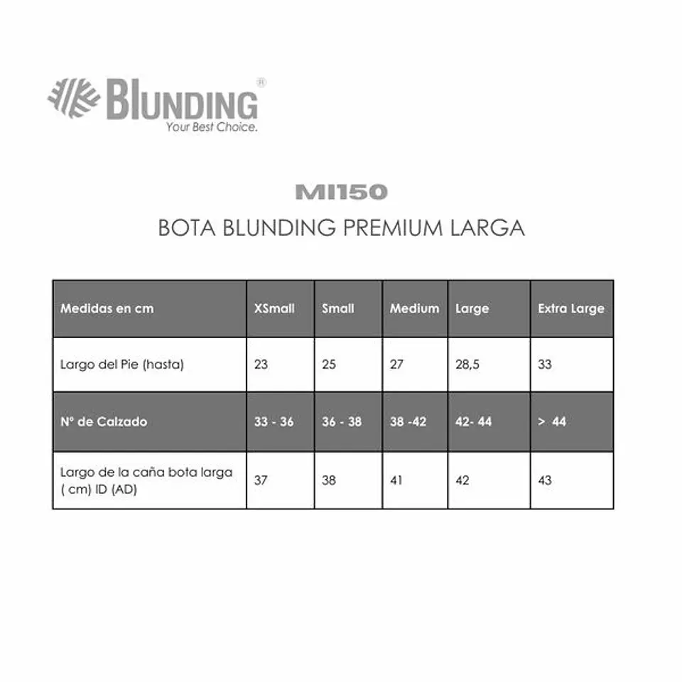 Bota blunding premium larga 2